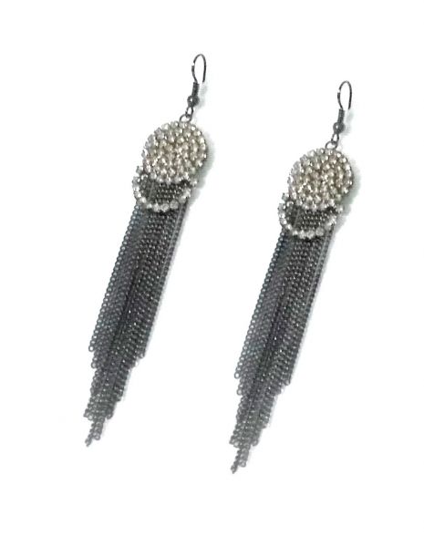 Brincos - Moda Liga Zircon borlas brincos