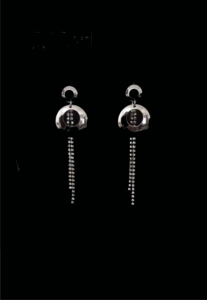 Brincos de Metal Arco Duplo