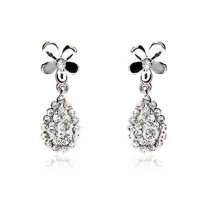 Elegante Alloy com Imitação de Diamantes