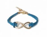 Pulseira Infinit - Tamanho Ajustável - Azul